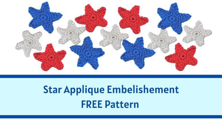 Crochet Star Applique